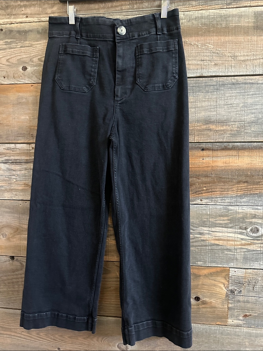 Pilcro patch pocket jeans